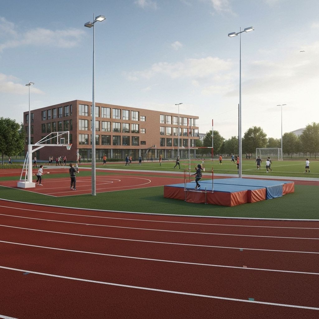 Sports and athletics complex